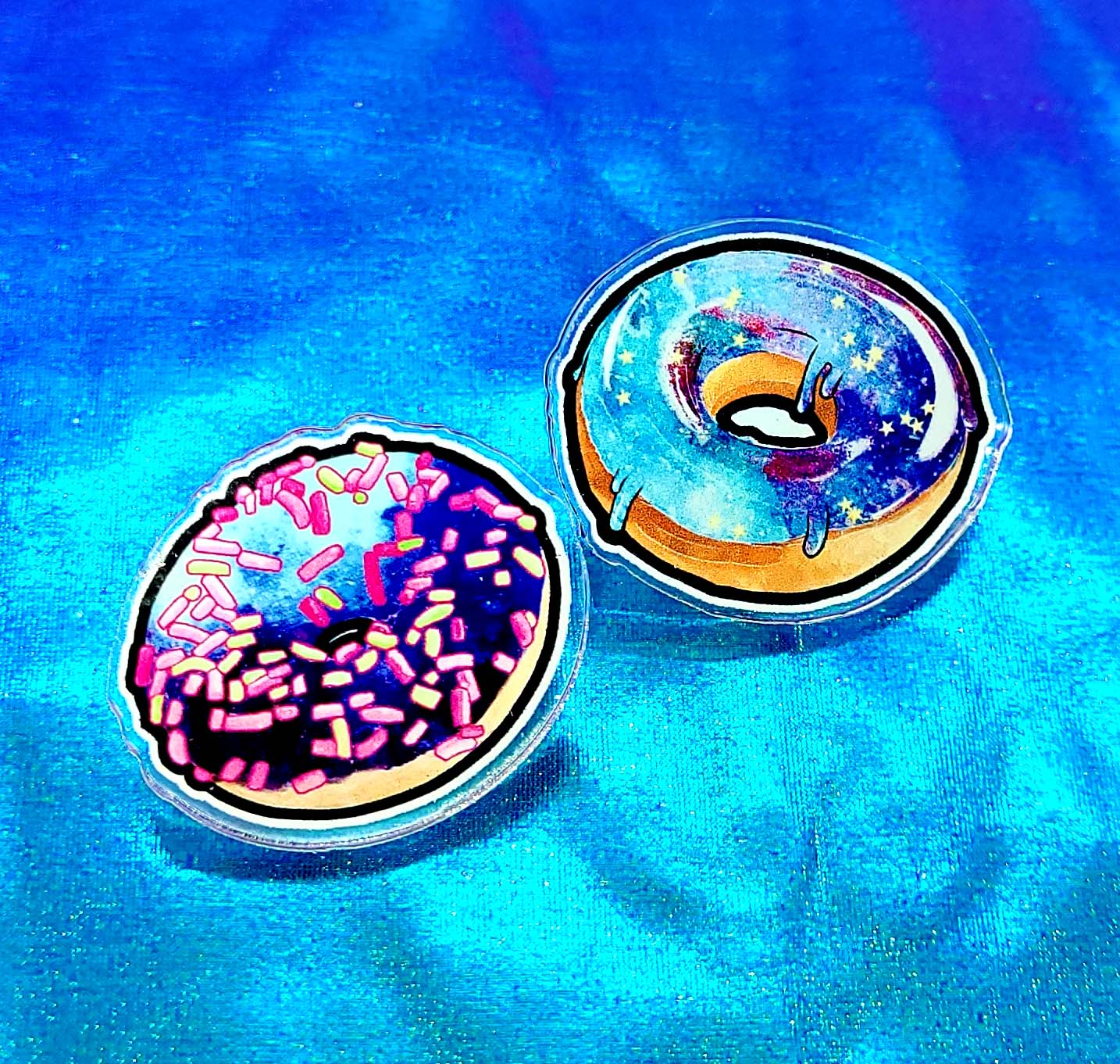Galaxy Doughnut | Acrylic Pin