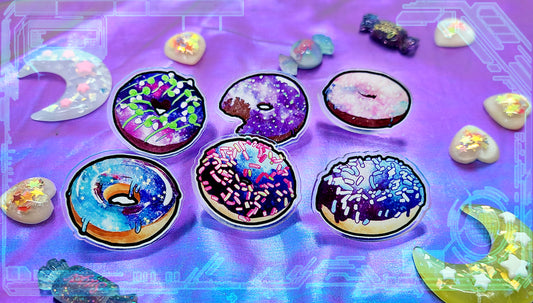 Galaxy Doughnut | Acrylic Pin