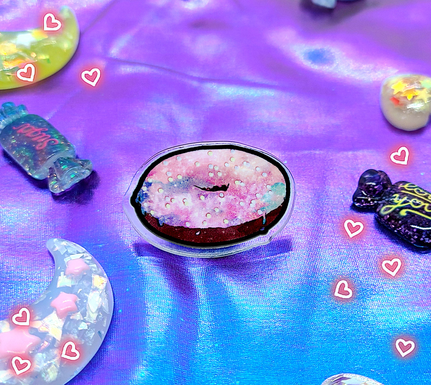 Galaxy Doughnut | Acrylic Pin