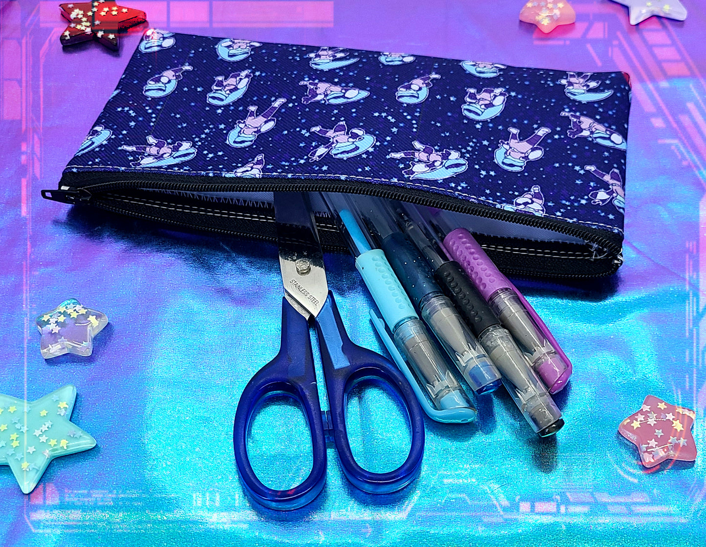 B-Grade | DSDanny Canvas Zipper Pouch | Pencil Pouch, Coin Purse