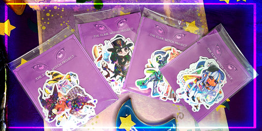 Holographic Witch Sticker Pack | Sticker Sheet Bundle | Flair Witch Project