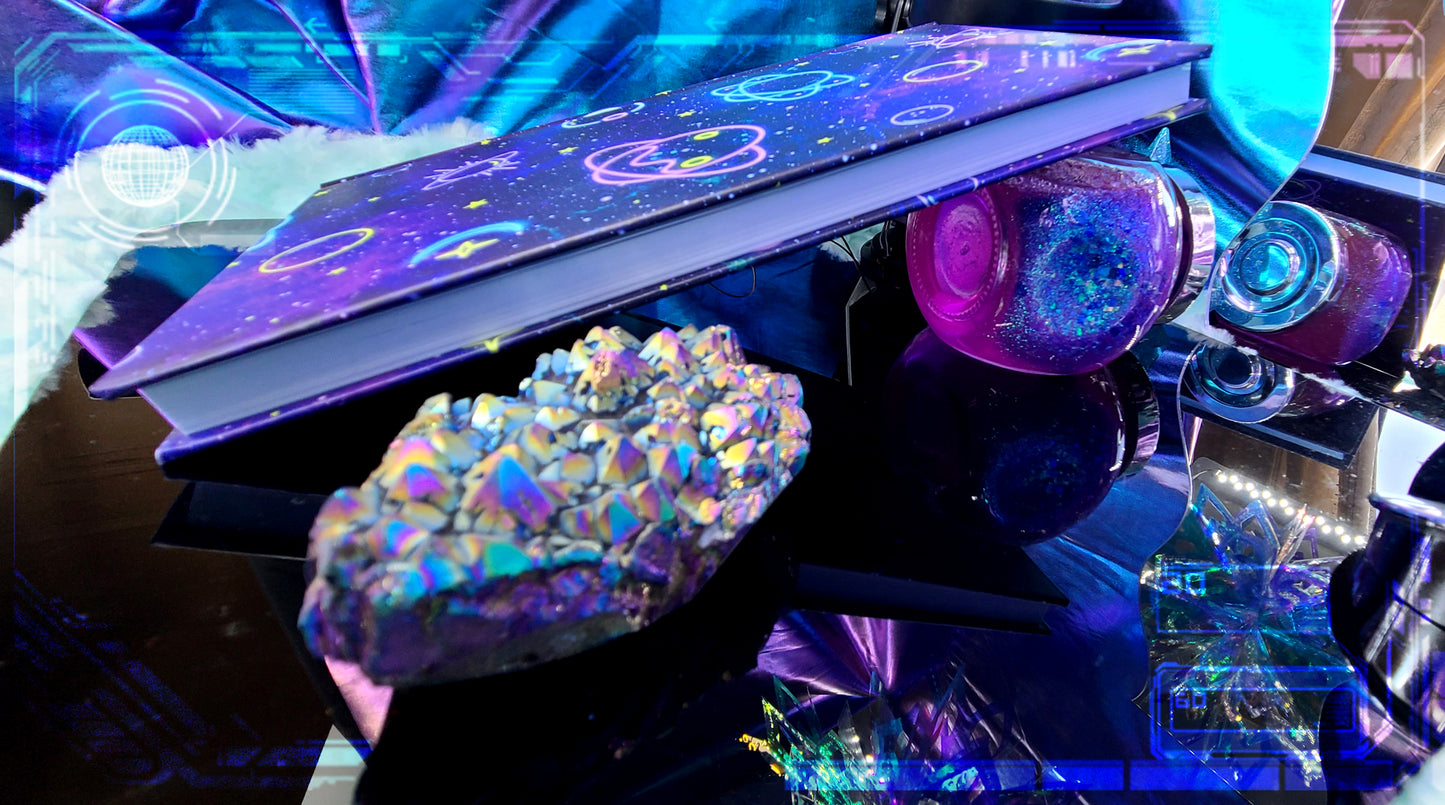 Neon Space | Foil Printed Notebook | A5