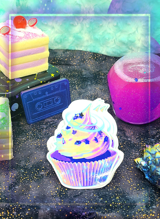 Nebula Cupcake Sticker
