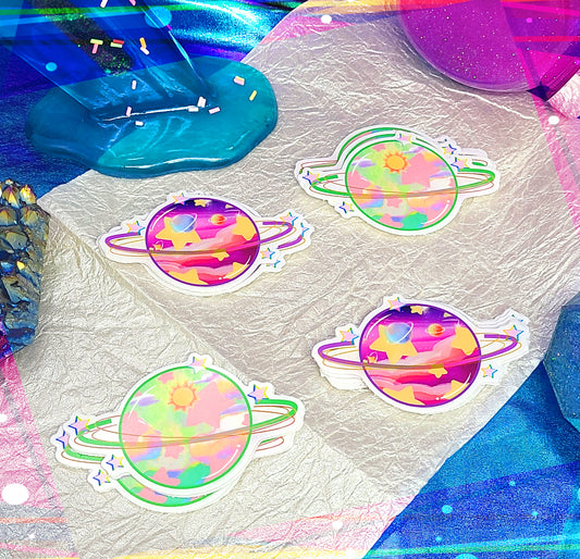 Starry Planet Sticker