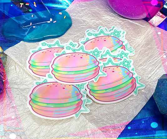 Cute Star Macaroon Sticker