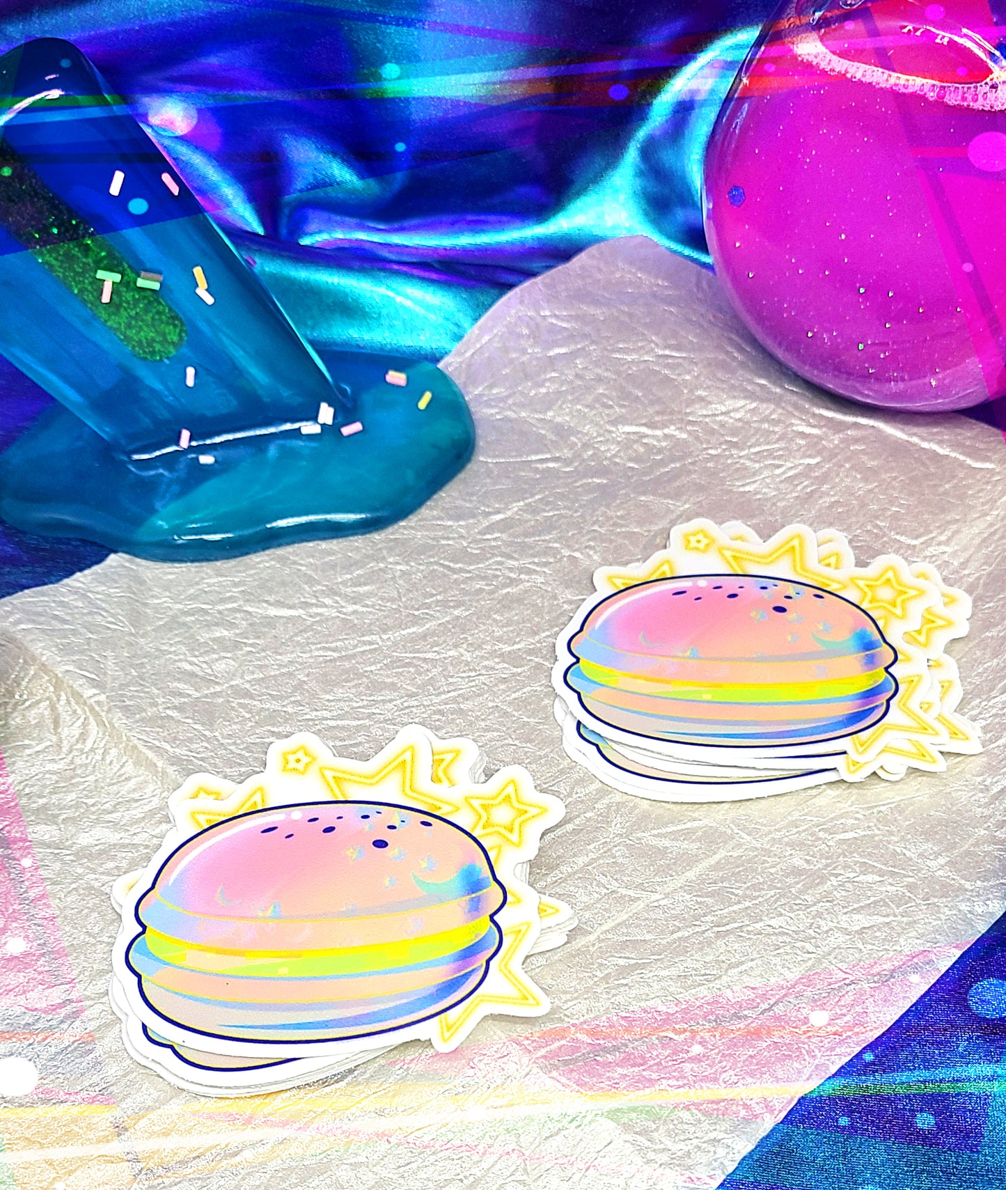 Cute Star Macaroon Sticker