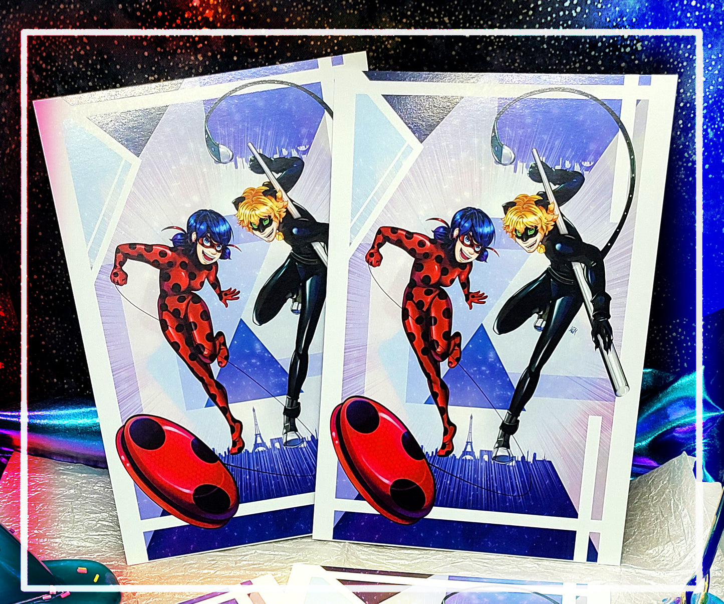 Ladybug and Cat Noir | Print Various Sizes | Fan Art | Miraculous Ladybug