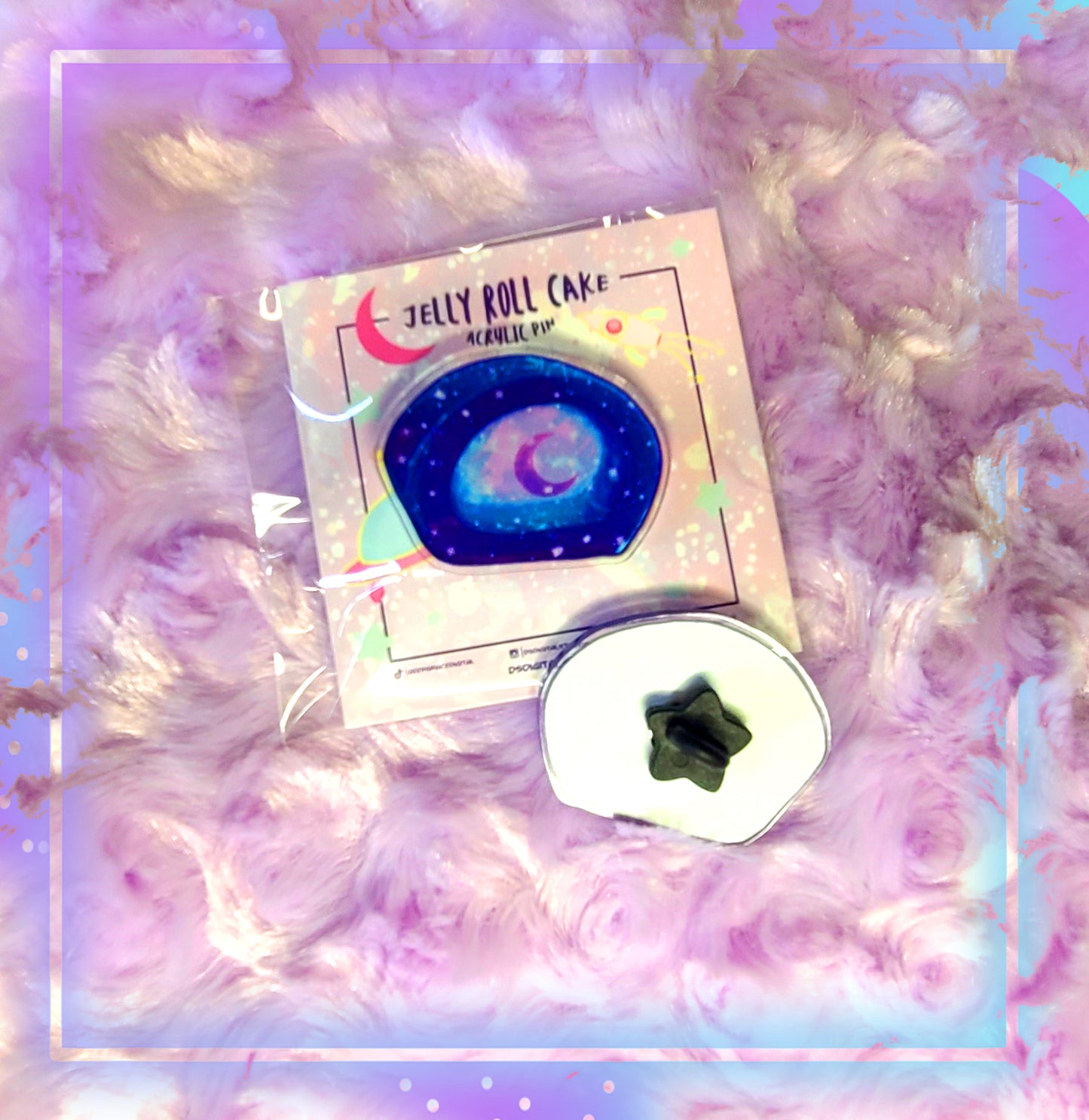 Clear Jelly Roll | Acrylic Pin