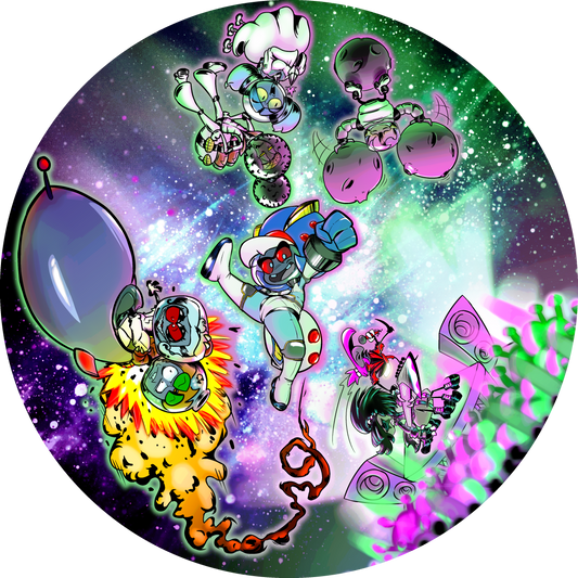 ACaS Space Circle Print 11.5 x 11.5