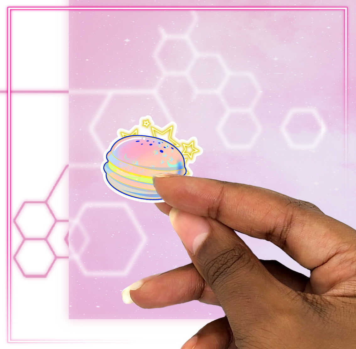 Cute Star Macaroon Sticker