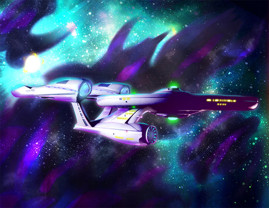 USS Starship Enterprise | Print 8.5 x 11 | Star Trek