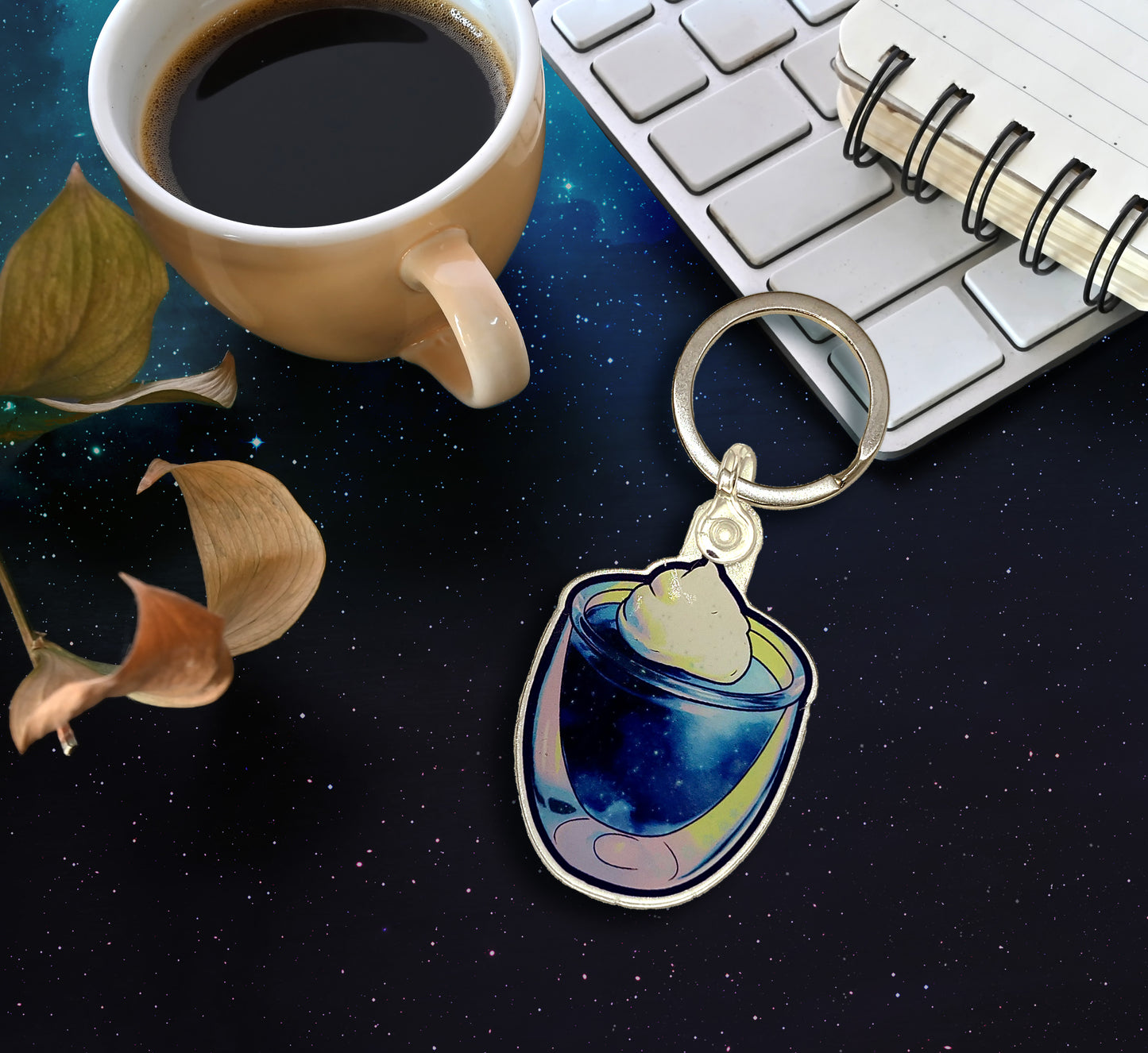 Space Jello Keychain