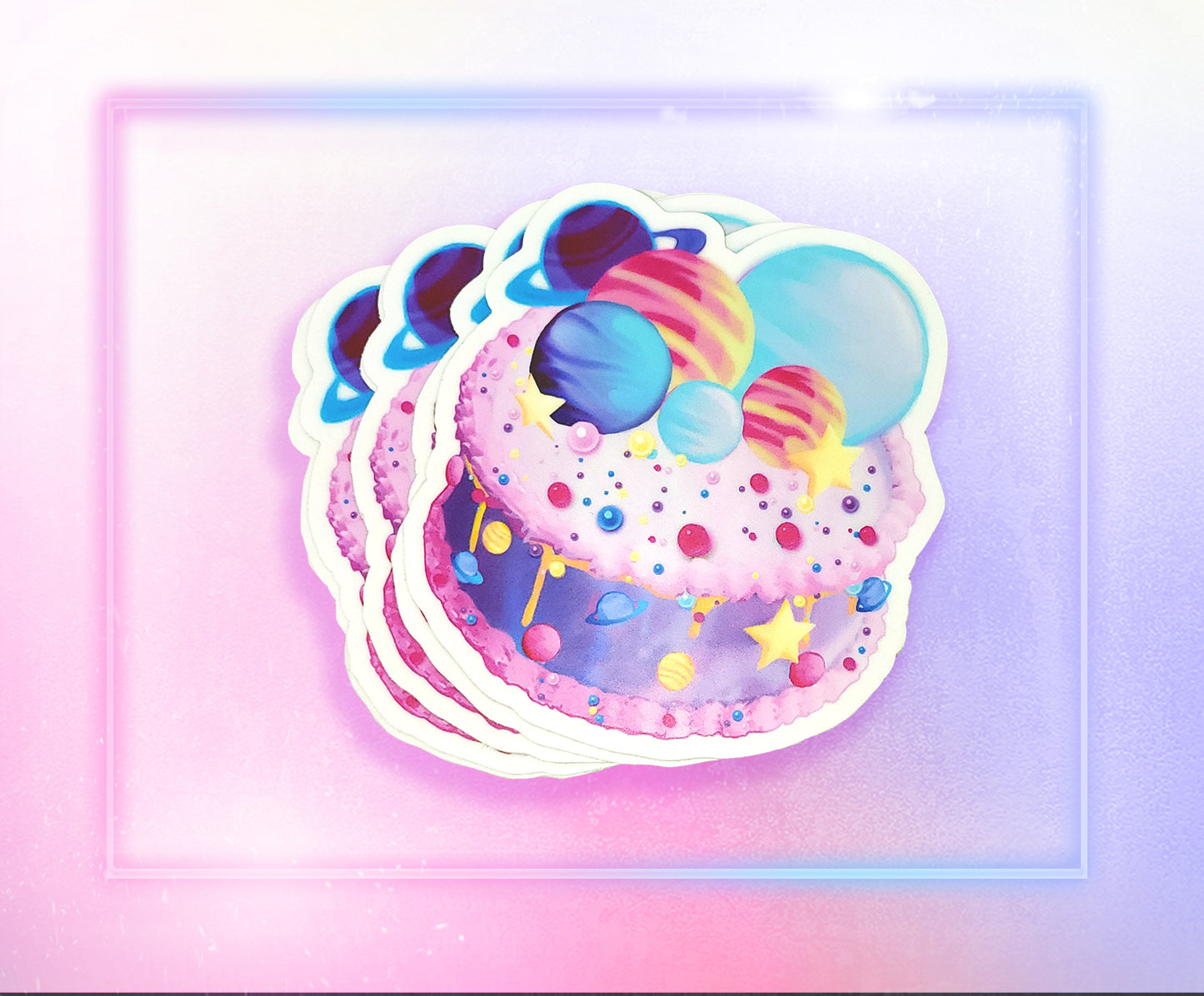 Space Cake Sticker
