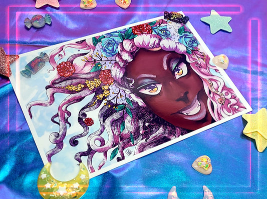 Mermaid Hair Print | Various Sizes | Wall Art