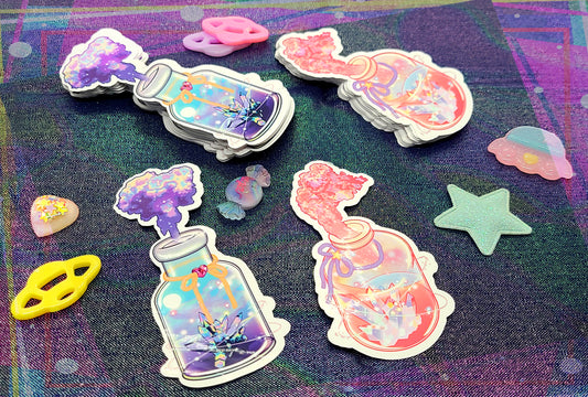 Crystal Jar Sticker