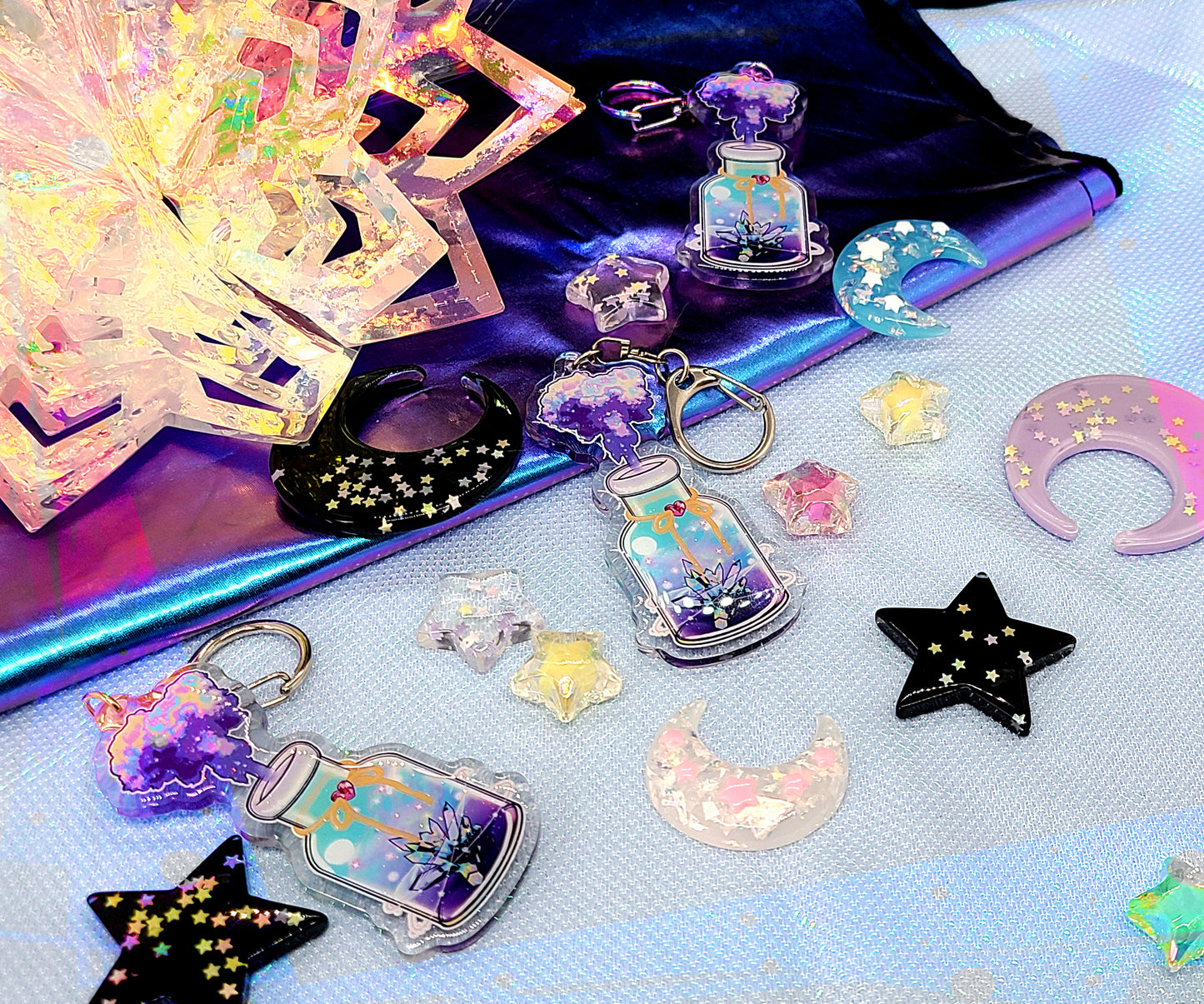 Crystal Jar Keychain