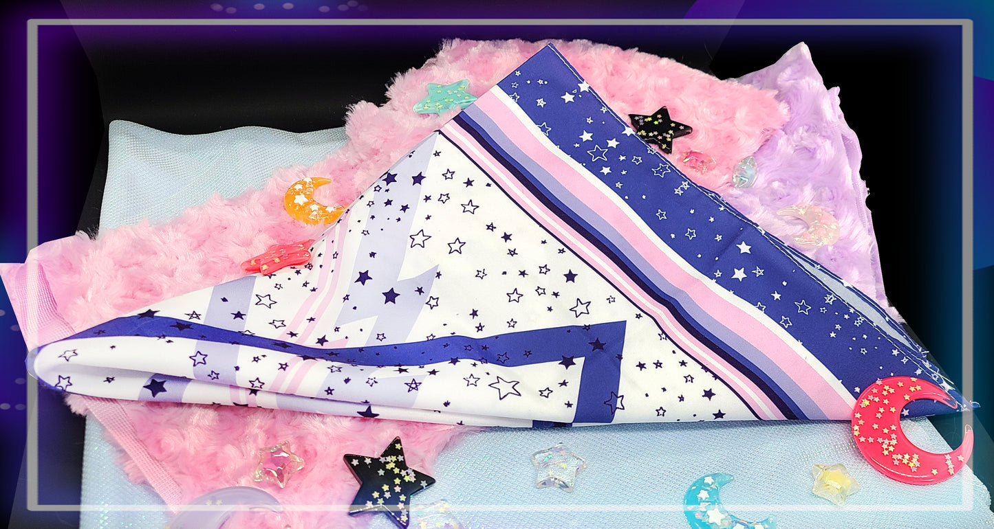 Geo Stars Printed Bandana | Head Scarf