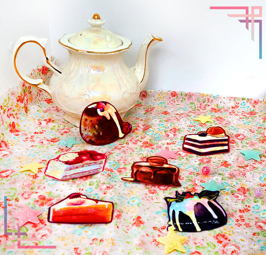 Cake Slices | Sticker Pack | Cute Stars