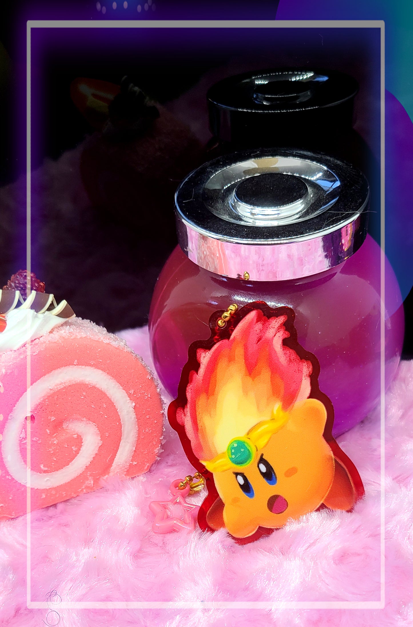 Kirby Hat Charms | Colored Acrylic