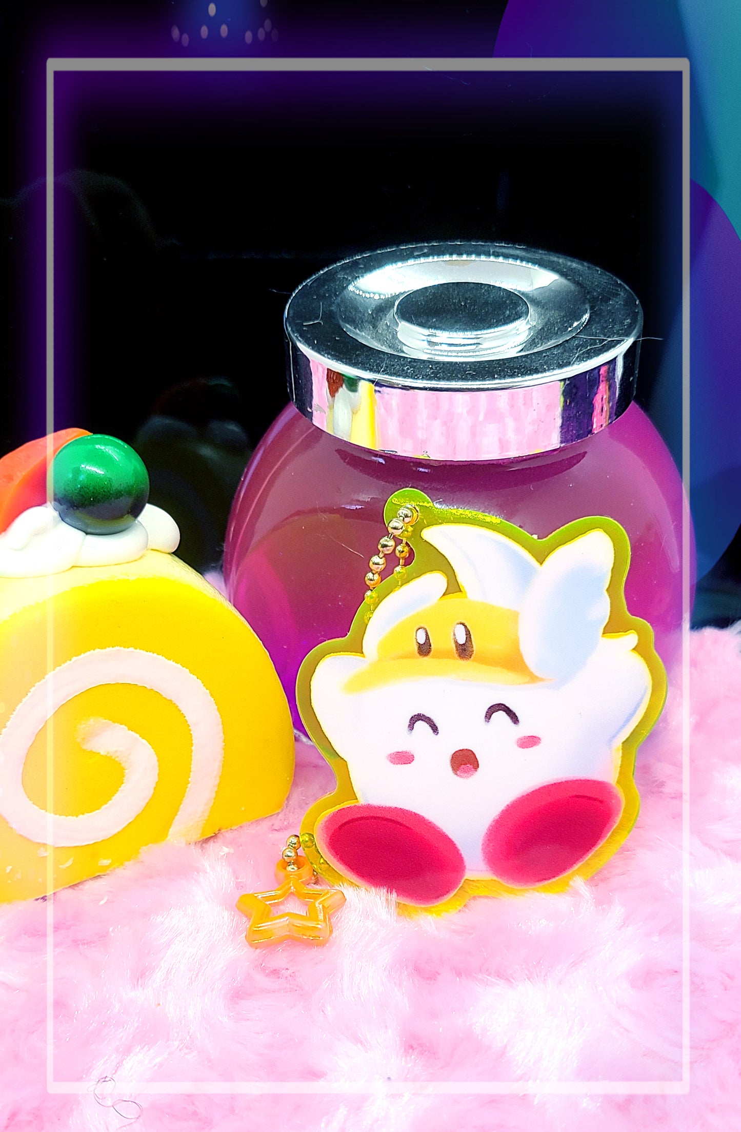 Kirby Hat Charms | Colored Acrylic