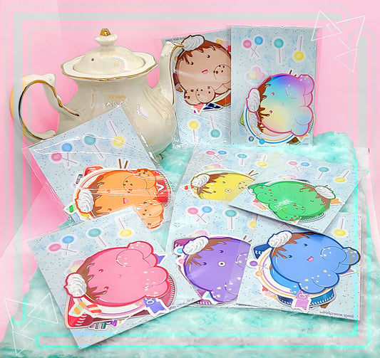 Ice Cream Octopus Sticker Pack