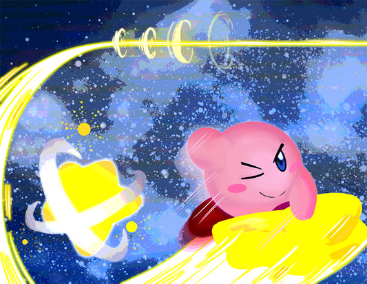 Kirby Warp Star | Print 8.5 x 11