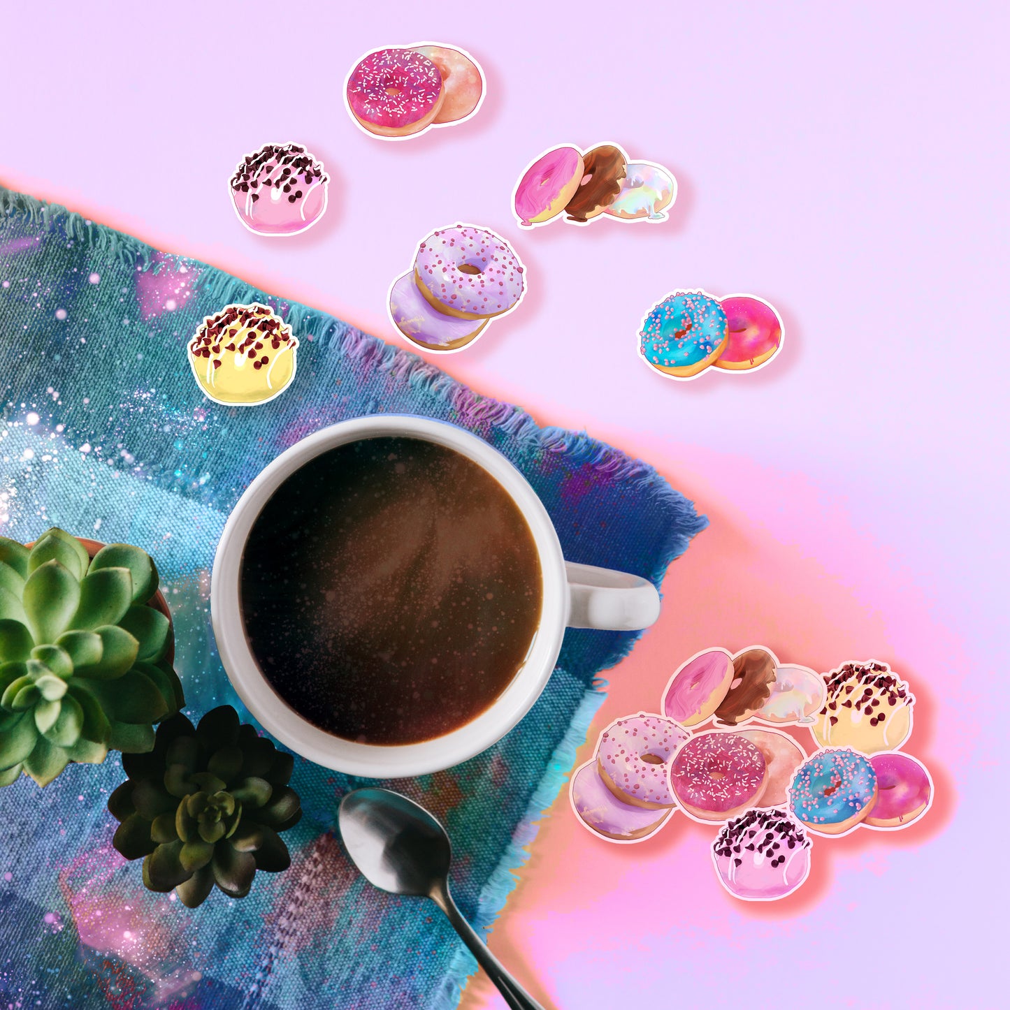 Doughnuts | Sticker Pack | Scrapbook Stickers