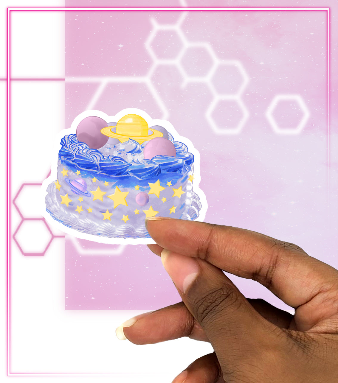 Space Cake Sticker