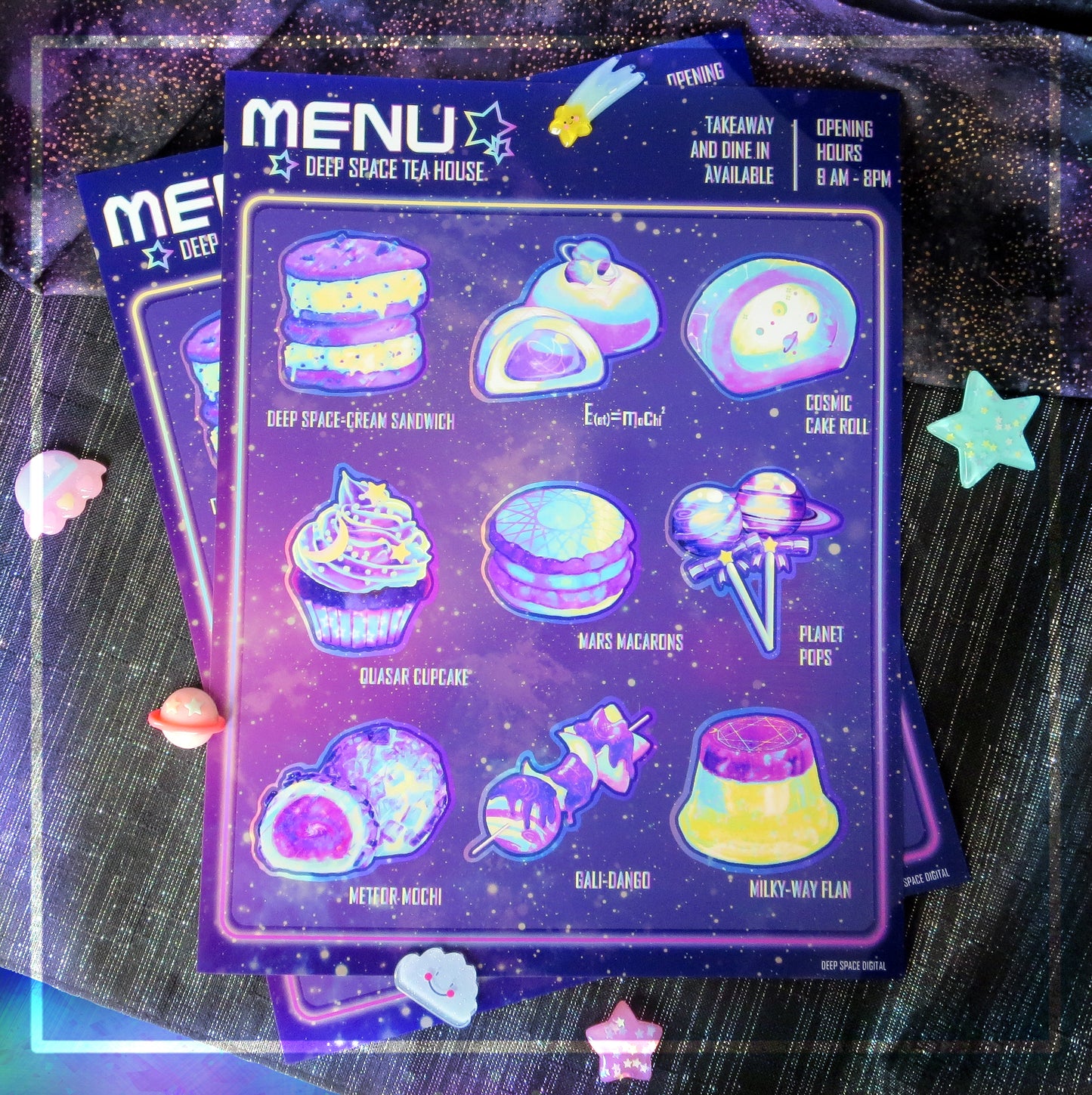 Sweets Menu Print 8.5 x 11