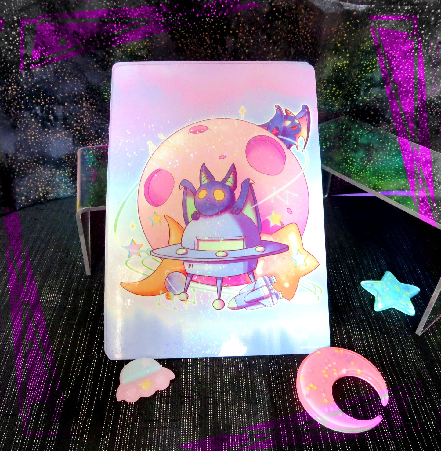 Space Bats | Print 5" x 7" | Wall Art