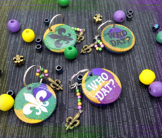 Mardi Gras Key Chain