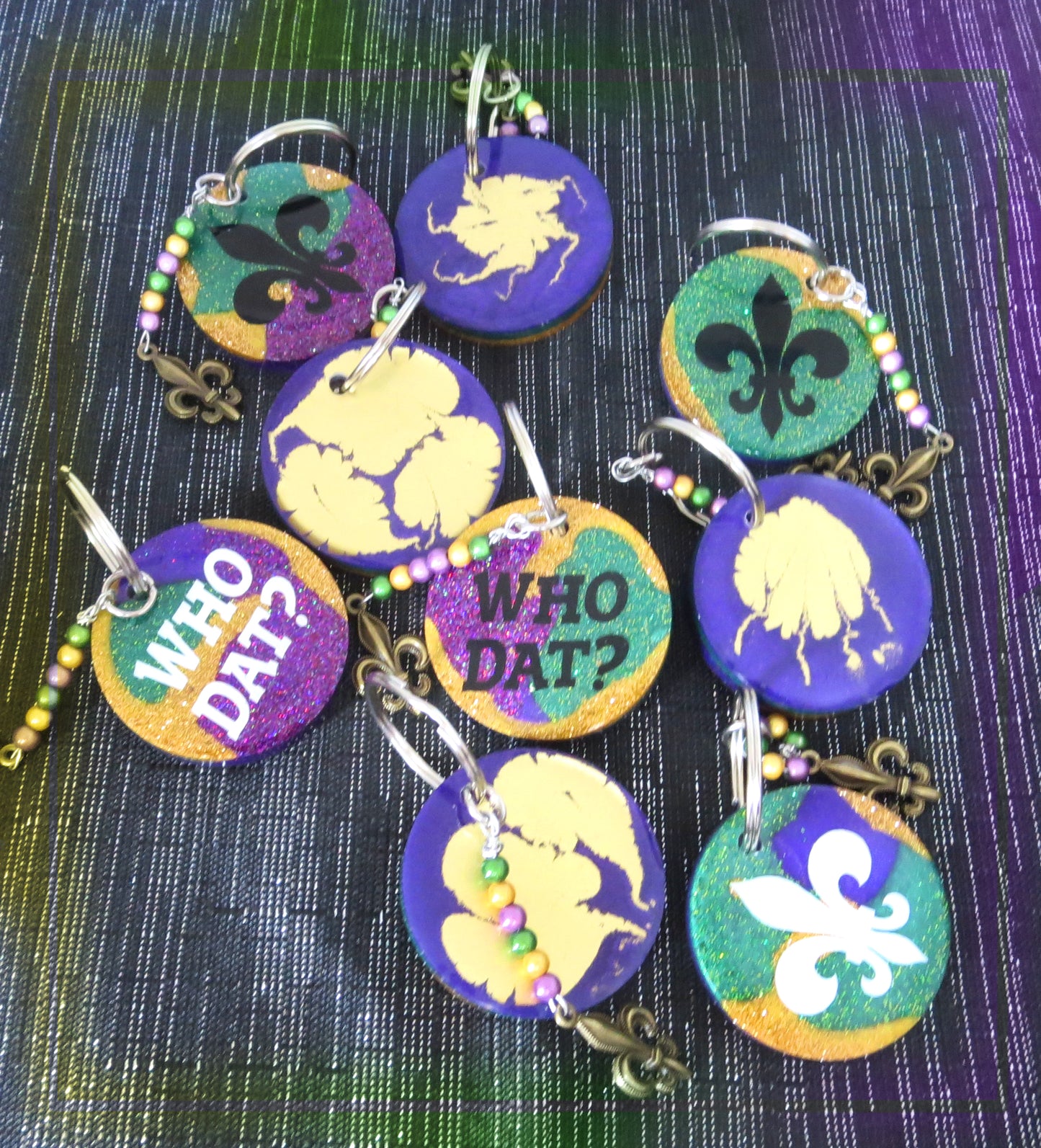 Mardi Gras Key Chain