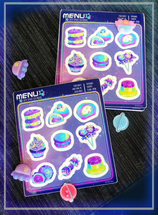 Sweets Menu Sticker Sheet