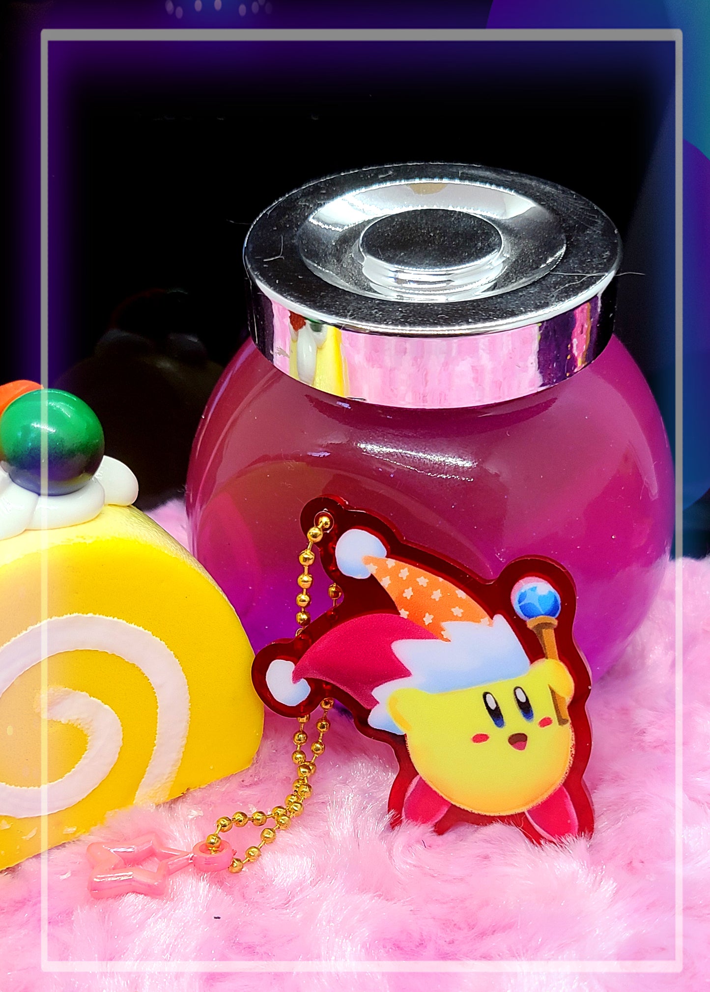Kirby Hat Charms | Colored Acrylic
